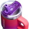 STANLEY Quencher ProTour Flipstraw Tumbler, 40 oz, Pacific Hypergrip(Vermilion Hypergrip)