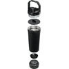 STANLEY Vitalize Shaker Bottle, 20 oz, Pale Stone Atomic(Black)