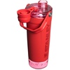 STANLEY Vitalize Shaker Bottle, 20 oz, Pale Stone Atomic(Chili Red)