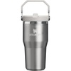 STANLEY IceFlow 2.0 Flip Straw Tumbler, 30 oz, Champagne Plus(Stainless Steel Ash)