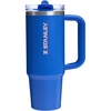 STANLEY Quencher ProTour Flipstraw Tumbler, 40 oz, Pacific Hypergrip(Oasis Royal Blue)
