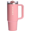 STANLEY Quencher ProTour Flipstraw Tumbler, 40 oz, Pacific Hypergrip(Pink Mesa)