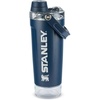 STANLEY Vitalize Shaker Bottle, 20 oz, Pale Stone Atomic(Dark Navy)