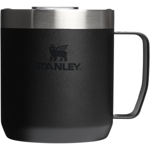 STANLEY Everyday Camp Mug 24 oz | Drink Through Lid | Cup for Coffee, Tea and Drinks | Insulated Stainless Steel Coffee Mug | BPA-Free | Coffee(Black 2.0)