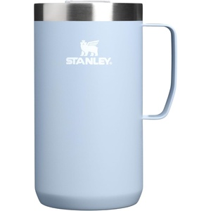 STANLEY Everyday Camp Mug 24 oz | Drink Through Lid | Cup for Coffee, Tea and Drinks | Insulated Stainless Steel Coffee Mug | BPA-Free | Coffee(Blue Dream Stone)