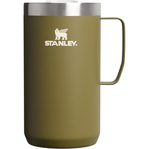 STANLEY Everyday Camp Mug 24 oz | Drink Through Lid | Cup for Coffee, Tea and Drinks | Insulated Stainless Steel Coffee Mug | BPA-Free | Coffee(Thyme)