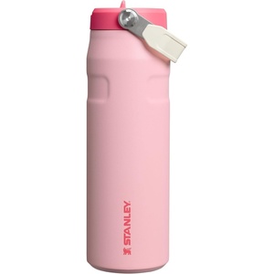 STANLEY IceFlow Flip Straw 2.0 Bottle, 24 oz, Blue Dream Gradient(Strawberry Cream)