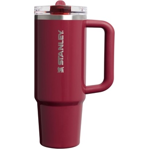 STANLEY Quencher ProTour Flipstraw Tumbler, 40 oz, Pacific Hypergrip(Cranberry Gloss)