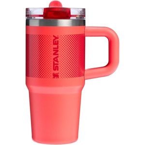 STANLEY Quencher ProTour Flipstraw Tumbler, 40 oz, Pacific Hypergrip(Hot Coral Fade)