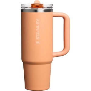 STANLEY Quencher ProTour Flipstraw Tumbler, 40 oz, Pacific Hypergrip(Oasis Apricot)