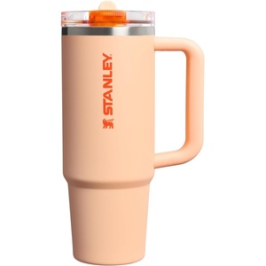 STANLEY Quencher ProTour Flipstraw Tumbler, 40 oz, Pacific Hypergrip(Orange Sherbet)