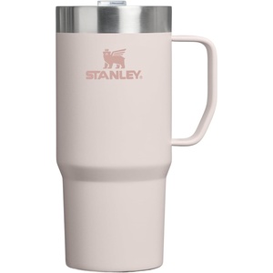 STANLEY The Everyday Suburban Mug | 16 oz | Drink Through Lid | Cup for Coffee, Tea and Drinks | Insulated Stainless Steel Coffee Mug | BPA-Free | Blue Dream Gloss(Rose Quartz)