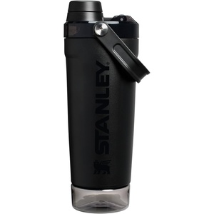 STANLEY Vitalize Shaker Bottle, 20 oz, Pale Stone Atomic(Black)