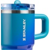 STANLEY Quencher ProTour Flip Straw Tumbler with Leakproof Lid | Built-In Straw & Handle | Cupholder Compatible for Travel | Insulated Stainless Steel Cup | BPA-Free(Sea Glass Aura)