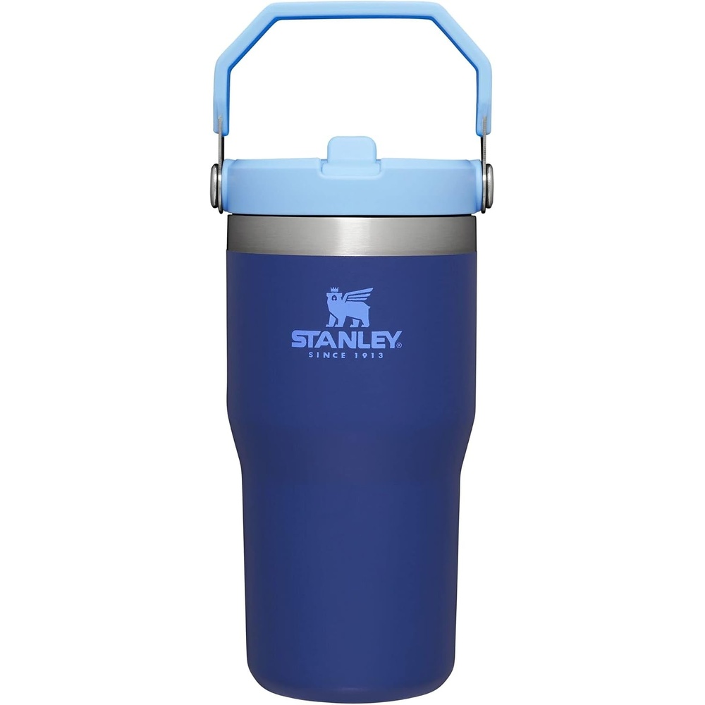 image:imageSTANLEY IceFlow 20 Flip Straw Tumbler with Handle 14 oz  Twist On Lid and Flip Up Straw  Leakproof Water Bottle  Insulated Stainless Steel  BPAFree  AshLapis