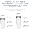 STANLEY IceFlow 2.0 Flip Straw Tumbler with Handle 14 oz | Twist On Lid and Flip Up Straw | Leakproof Water Bottle | Insulated Stainless Steel | BPA-Free | Ash(Jade)
