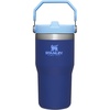 STANLEY IceFlow 2.0 Flip Straw Tumbler with Handle 14 oz | Twist On Lid and Flip Up Straw | Leakproof Water Bottle | Insulated Stainless Steel | BPA-Free | Ash(Lapis)