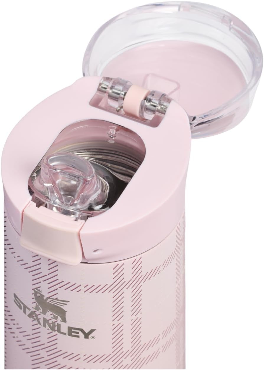 image:imageSTANLEY Flowstate Spring Bottle 20 oz Blossom PlaidBlossom Plaid