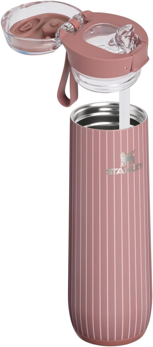 image:imageSTANLEY Flowstate Spring Bottle 20 oz Blossom PlaidMoab Pinstripe