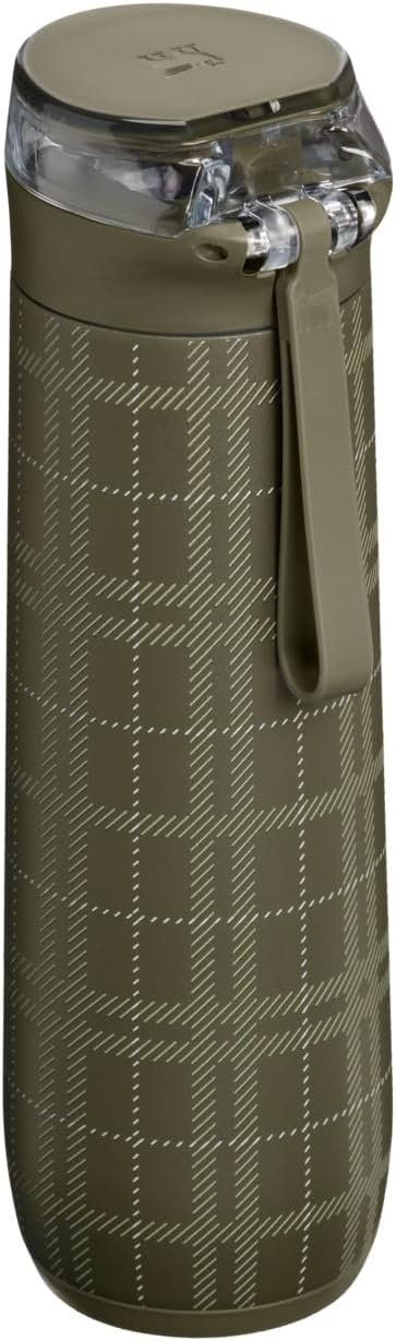 image:imageSTANLEY Flowstate Spring Bottle 20 oz Blossom PlaidPeat Moss Plaid