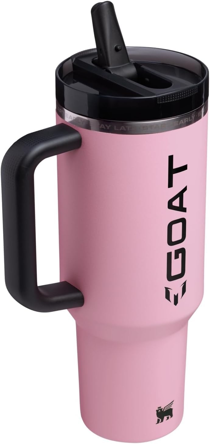 image:imageSTANLEY Quencher ProTour Flipstraw Tumbler 30 oz Caitlin Clark FutureMessi GOAT Pink