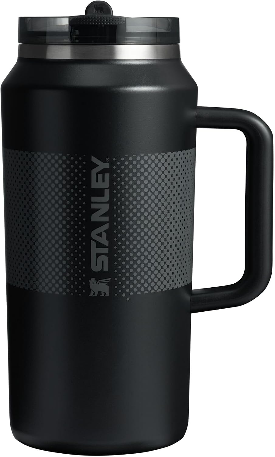 image:imageSTANLEY Quencher ProTour Flipstraw Tumbler 40 oz Peat Moss PlaidBlack Fade