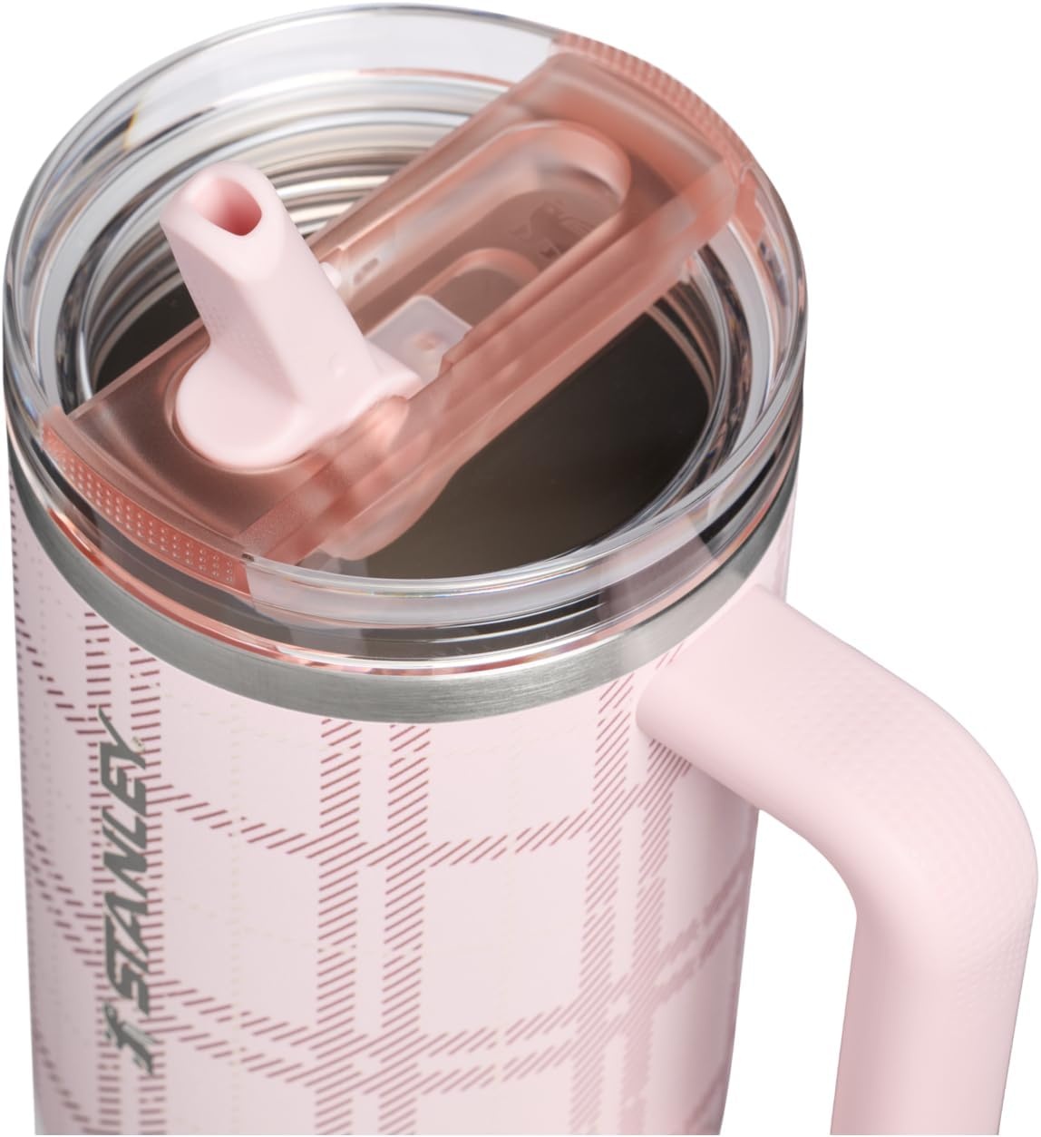 image:imageSTANLEY Quencher ProTour Flipstraw Tumbler 40 oz Peat Moss PlaidBlossom Plaid
