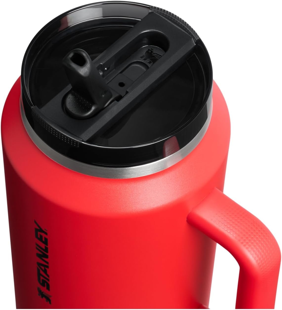 image:imageSTANLEY Quencher ProTour Flipstraw Tumbler 40 oz Peat Moss PlaidChili Black