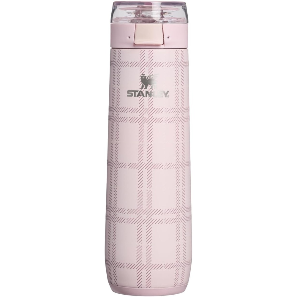 image:imageSTANLEY Flowstate Spring Bottle 20 oz Blossom PlaidBlossom Plaid