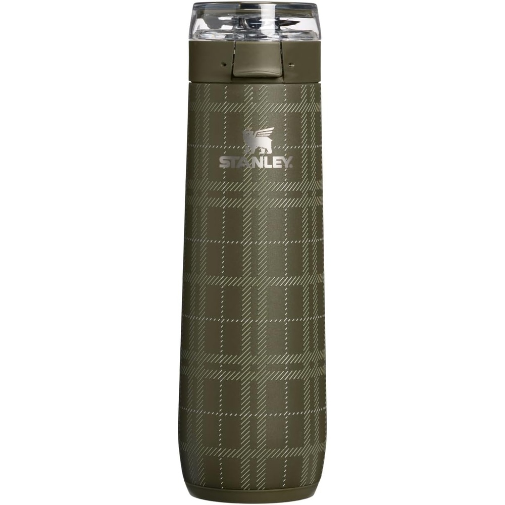 image:imageSTANLEY Flowstate Spring Bottle 20 oz Blossom PlaidPeat Moss Plaid