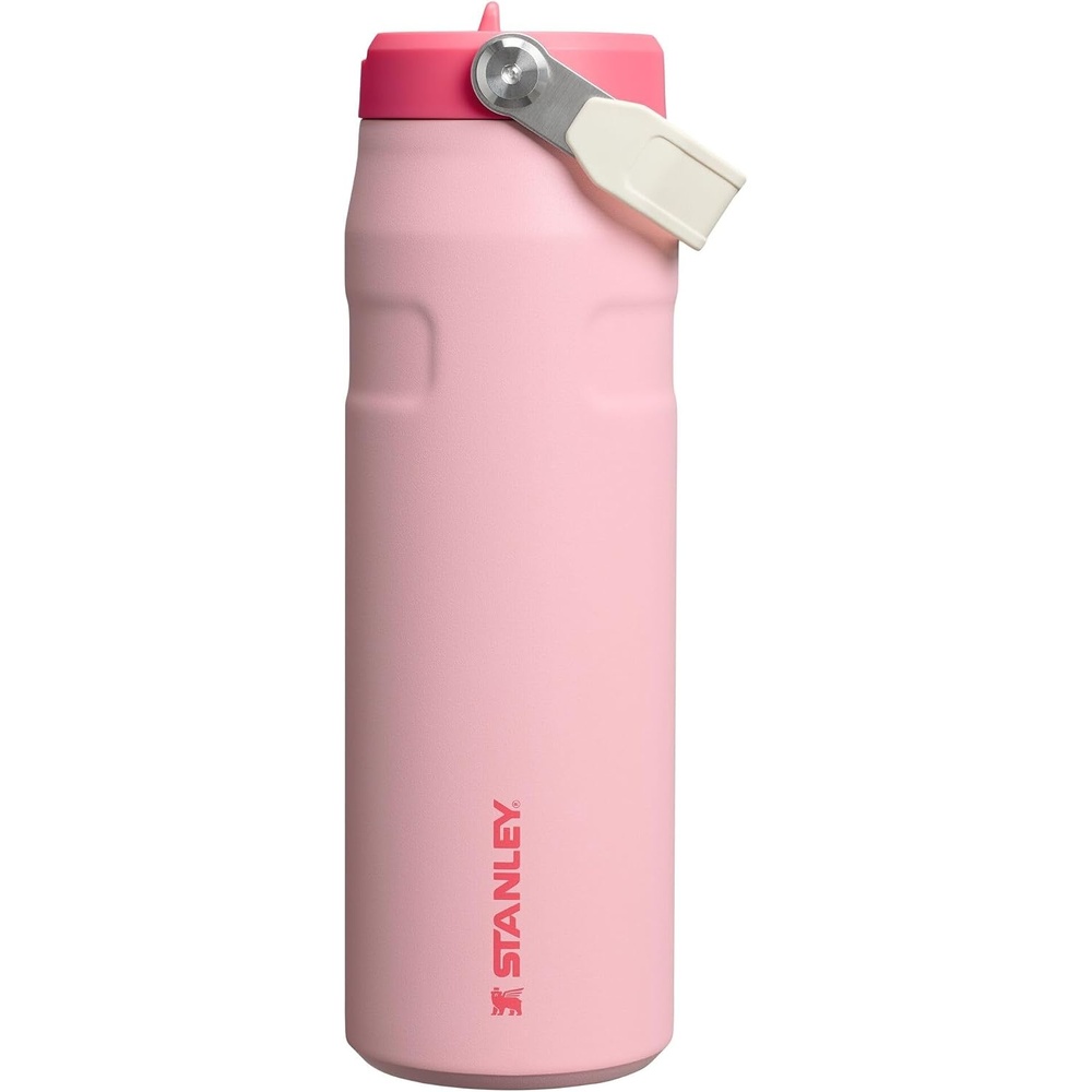 image:imageSTANLEY IceFlow Flip Straw 20 Bottle 24 oz Caitlin Clark FutureStrawberry Cream