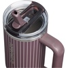 STANLEY Quencher ProTour Flipstraw Tumbler, 40 oz, Peat Moss Plaid(Fig Pinstripe)