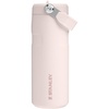 STANLEY IceFlow Flip Straw 2.0 Bottle, 24 oz, Caitlin Clark Future(Rose Quartz)