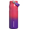 STANLEY IceFlow Flip Straw 2.0 Bottle, 24 oz, Caitlin Clark Future(Vermilion Hypergrip)