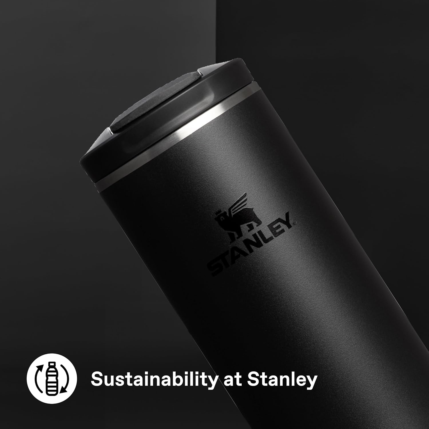 image:imageSTANLEY Transit Flip Top Mug 16 oz Blossom PlaidBlack