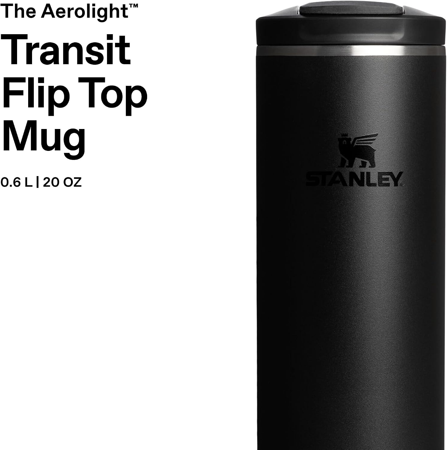 image:imageSTANLEY Transit Flip Top Mug 16 oz Blossom PlaidBlack