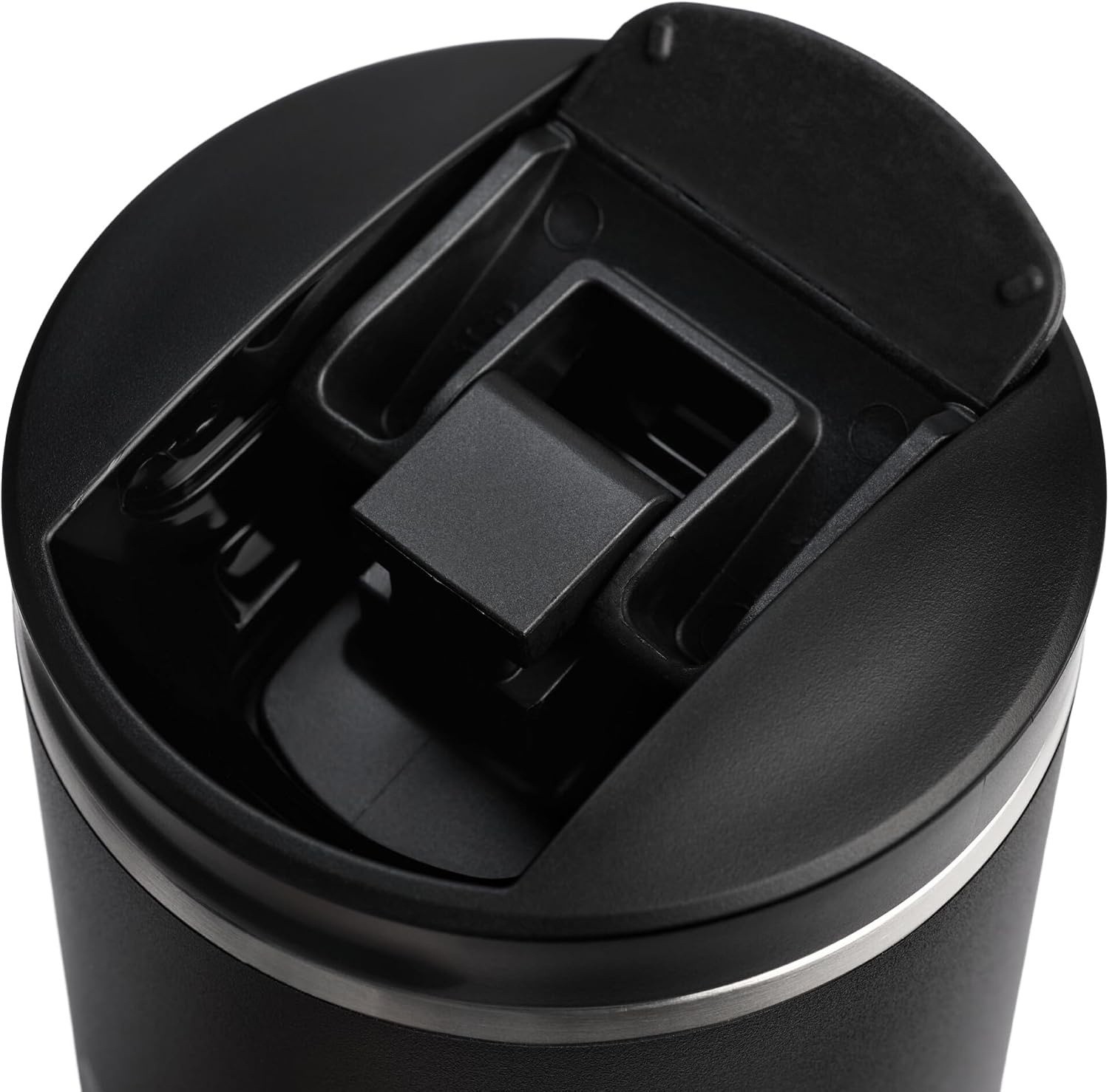image:imageSTANLEY Transit Flip Top Mug 16 oz Blossom PlaidBlack