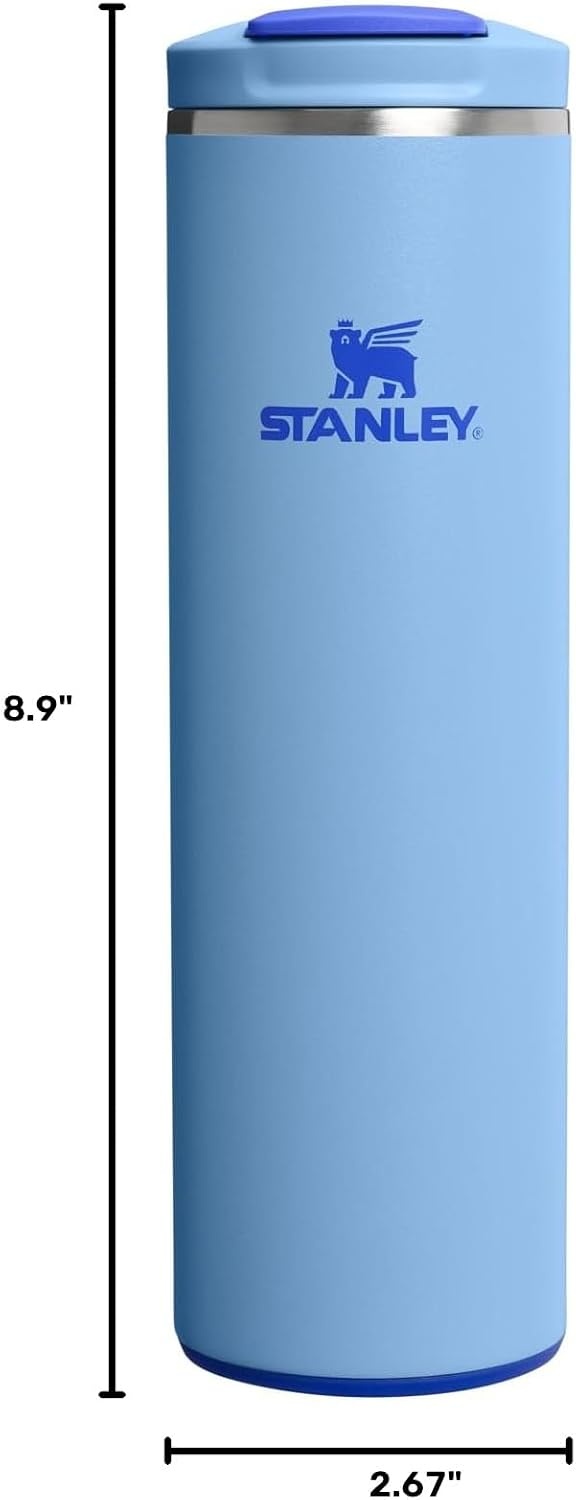 image:imageSTANLEY Transit Flip Top Mug 16 oz Blossom PlaidBlue Sky