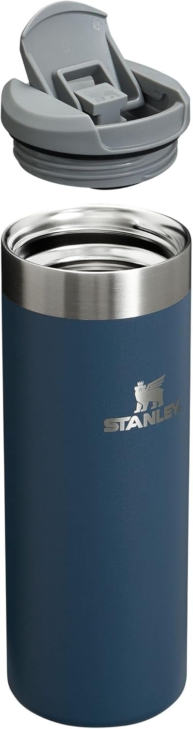 image:imageSTANLEY Transit Flip Top Mug 16 oz Blossom PlaidNavy