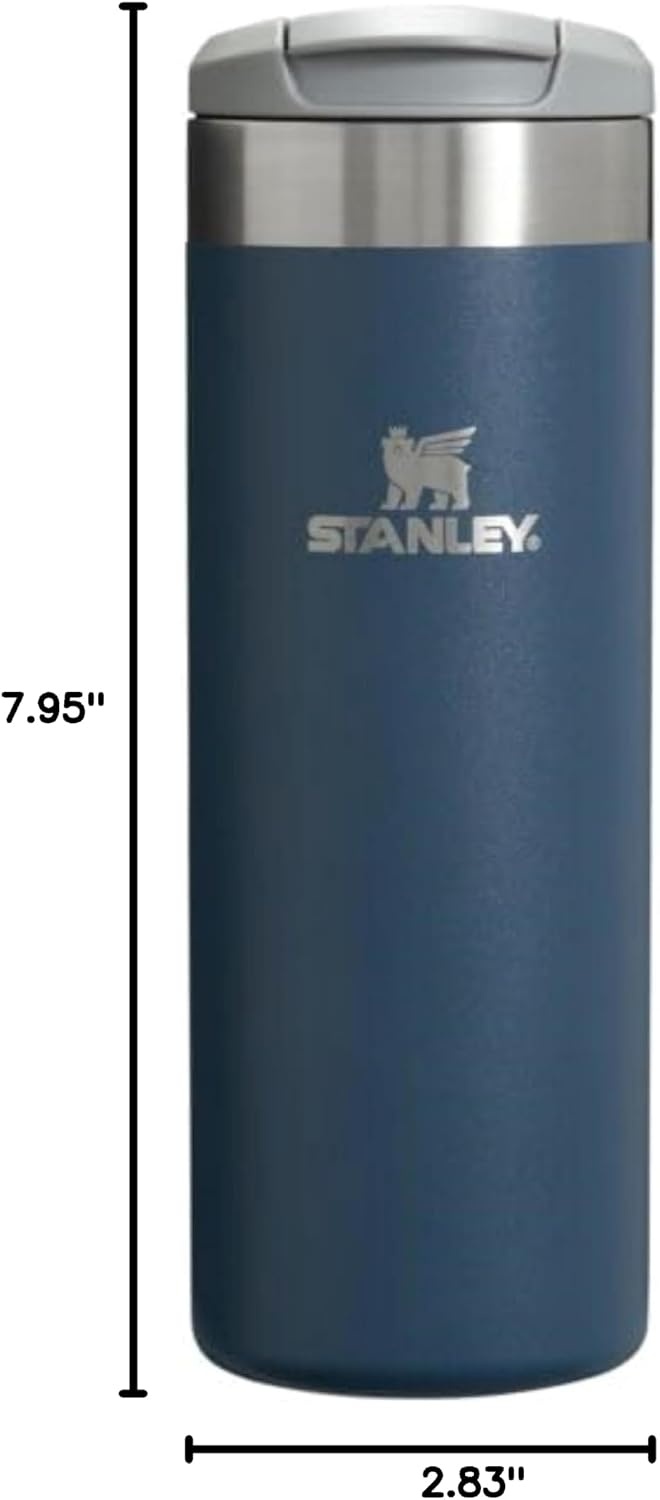 image:imageSTANLEY Transit Flip Top Mug 16 oz Blossom PlaidNavy