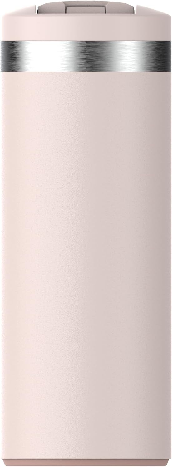 image:imageSTANLEY Transit Flip Top Mug 16 oz Blossom PlaidRose Quartz