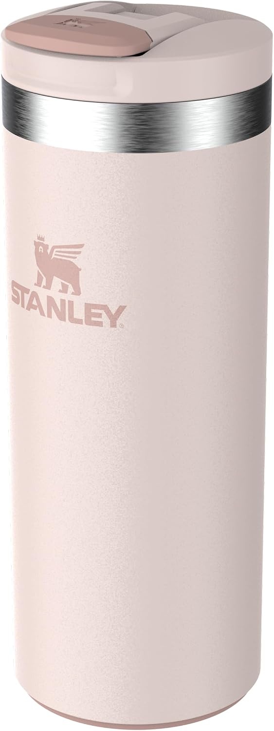 image:imageSTANLEY Transit Flip Top Mug 16 oz Blossom PlaidRose Quartz