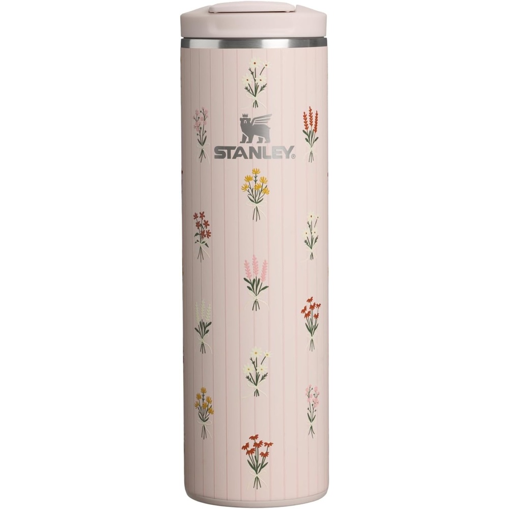 image:imageSTANLEY Transit Flip Top Mug 16 oz Blossom PlaidRose Quartz Bouquets