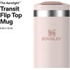 STANLEY Transit Flip Top Mug, 16 oz, Blossom Plaid(Rose Quartz)