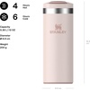 STANLEY Transit Flip Top Mug, 16 oz, Blossom Plaid(Rose Quartz)