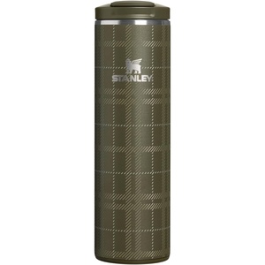 STANLEY Transit Flip Top Mug, 16 oz, Blossom Plaid(Peat Moss Plaid)