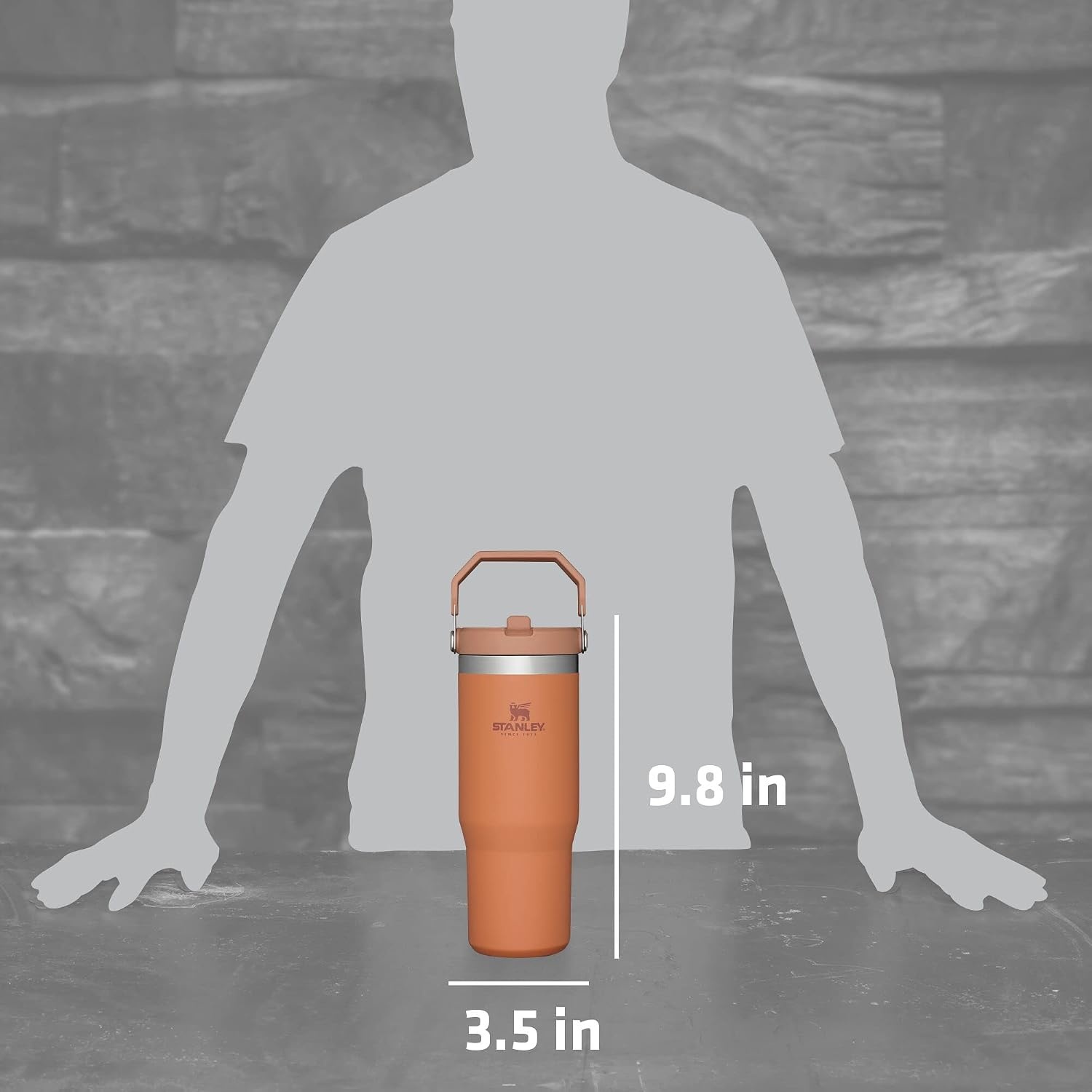 image:imageSTANLEY IceFlow 20 Flip Straw Tumbler 30 oz Blossom PlaidOchre