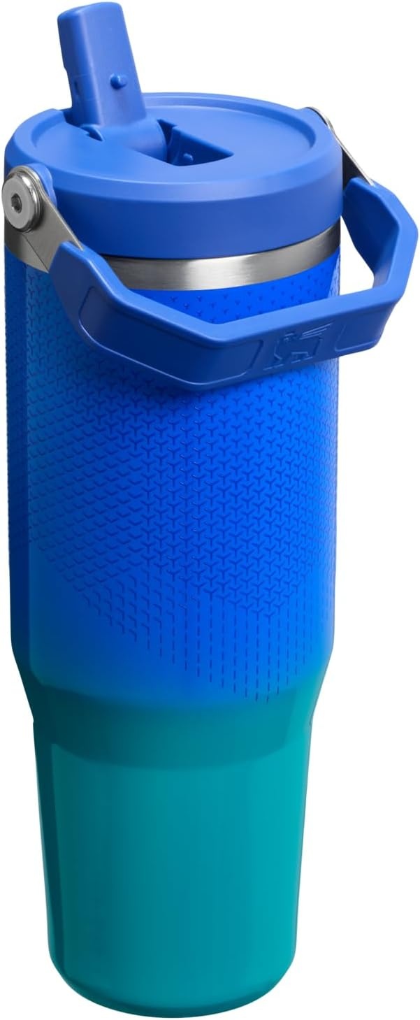 image:imageSTANLEY IceFlow 20 Flip Straw Tumbler 30 oz Blossom PlaidPacific Hypergrip