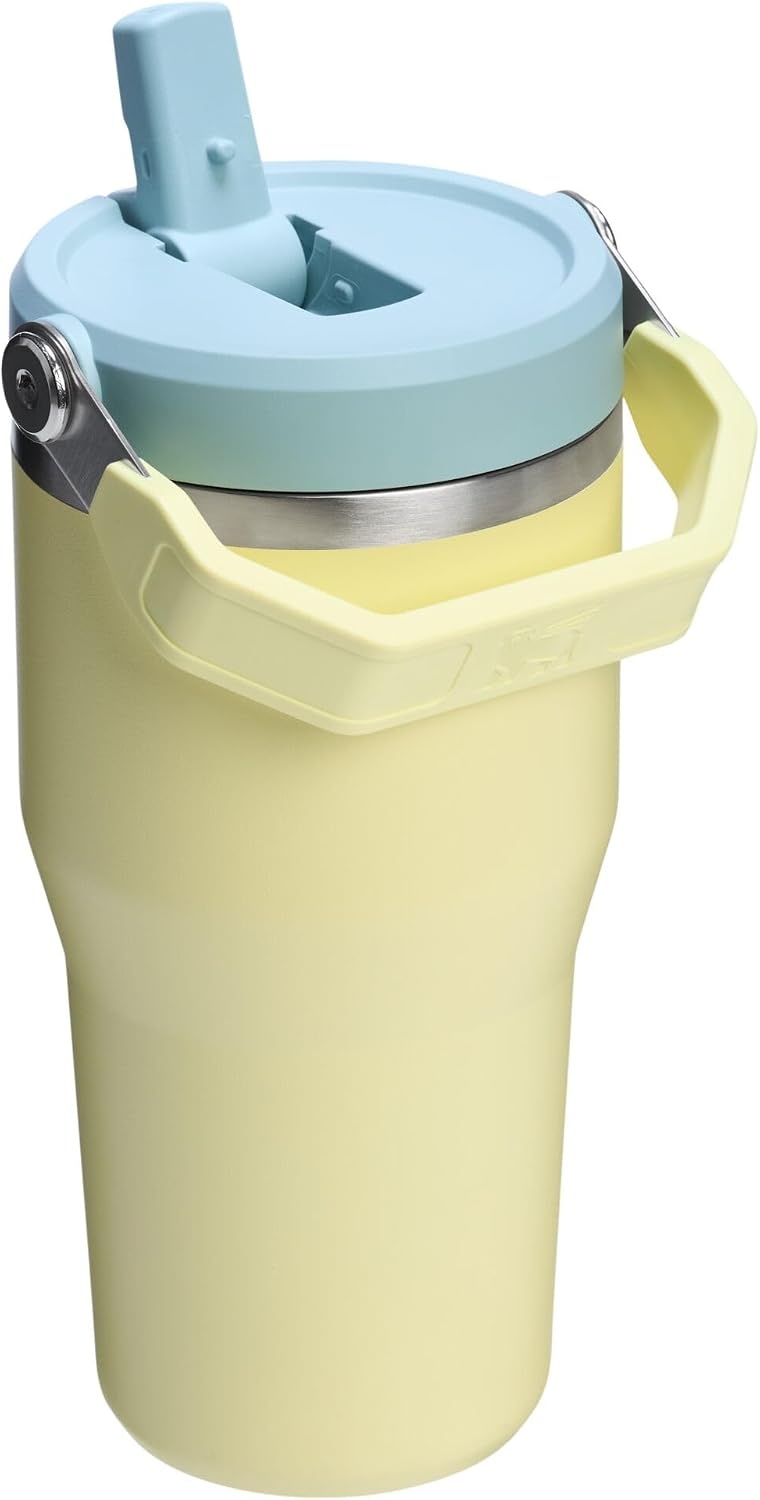 image:imageSTANLEY IceFlow 20 Flip Straw Tumbler 30 oz Blossom PlaidPomelo 20