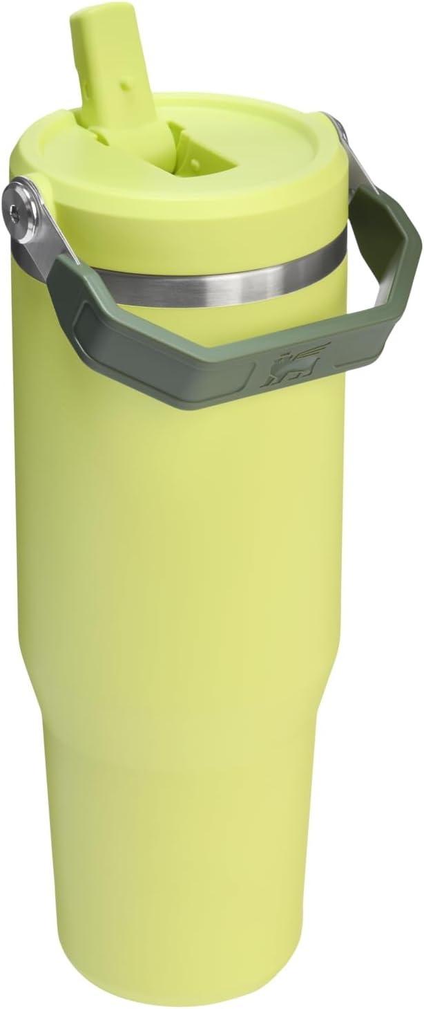 image:imageSTANLEY IceFlow 20 Flip Straw Tumbler 30 oz Blossom PlaidPrickly Pear